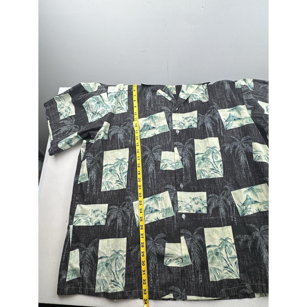 Nui Nalu Hawaiian Shirt Mens 4XL Floral Palm Trees Camp Vintage USA Aloha - Picture 10 of 14